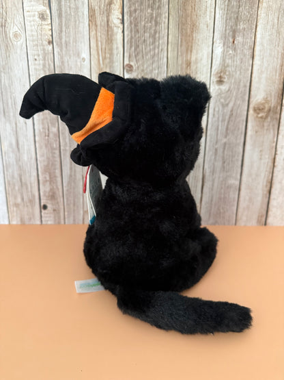 Black Halloween Cat 20cm