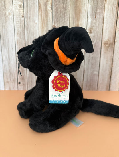 Black Halloween Cat 20cm